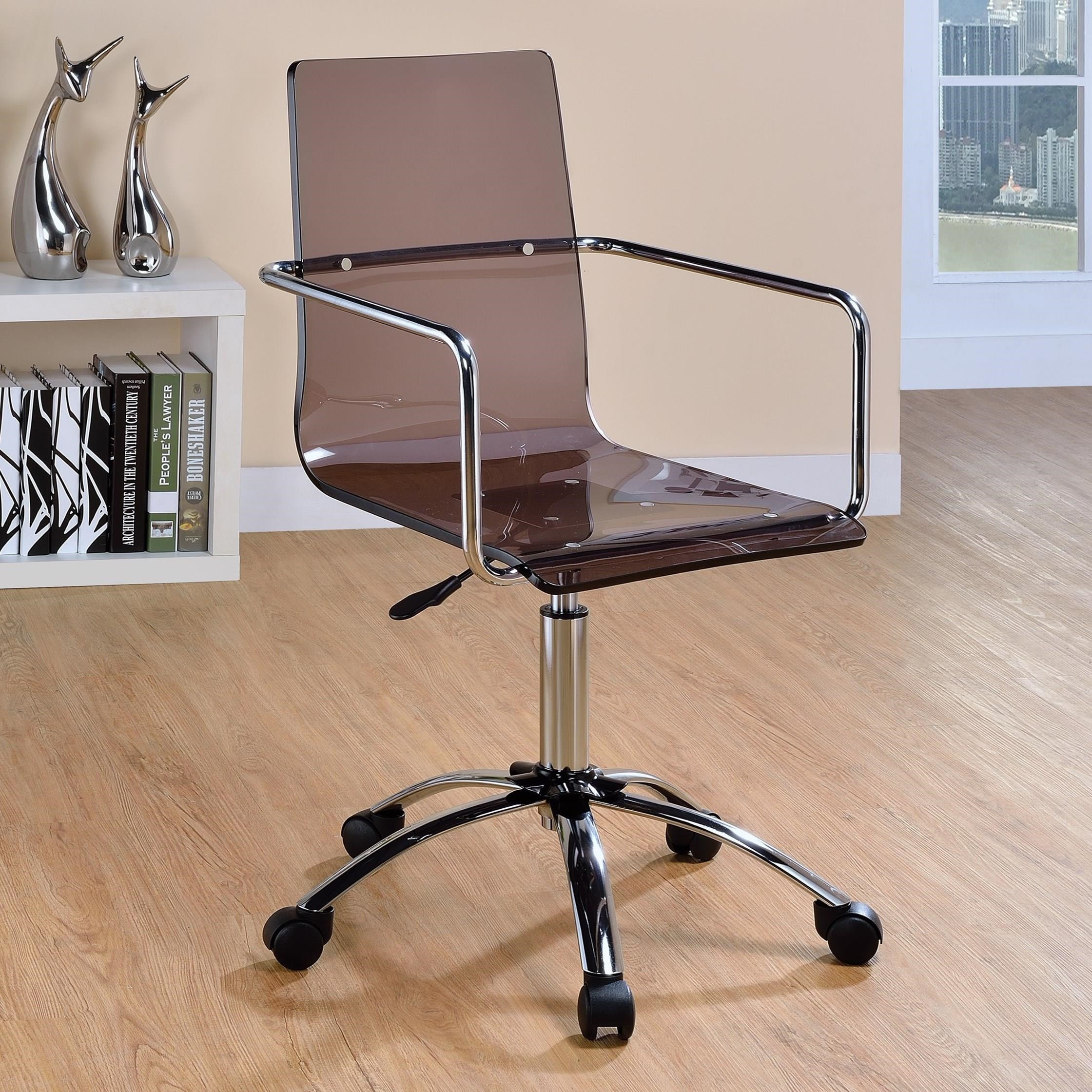 acrylic office furniture coaster office chairs acrylic chair with steel base a1 acrylic office furniture coaster office chairs acrylic chair with steel base a1